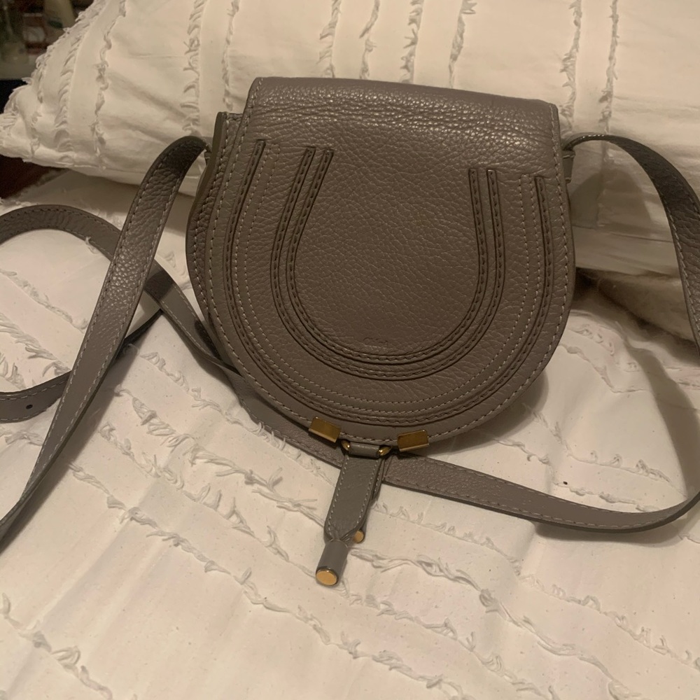 Chloe Mini Marcie Bag - Gray - Picture 6 of 8